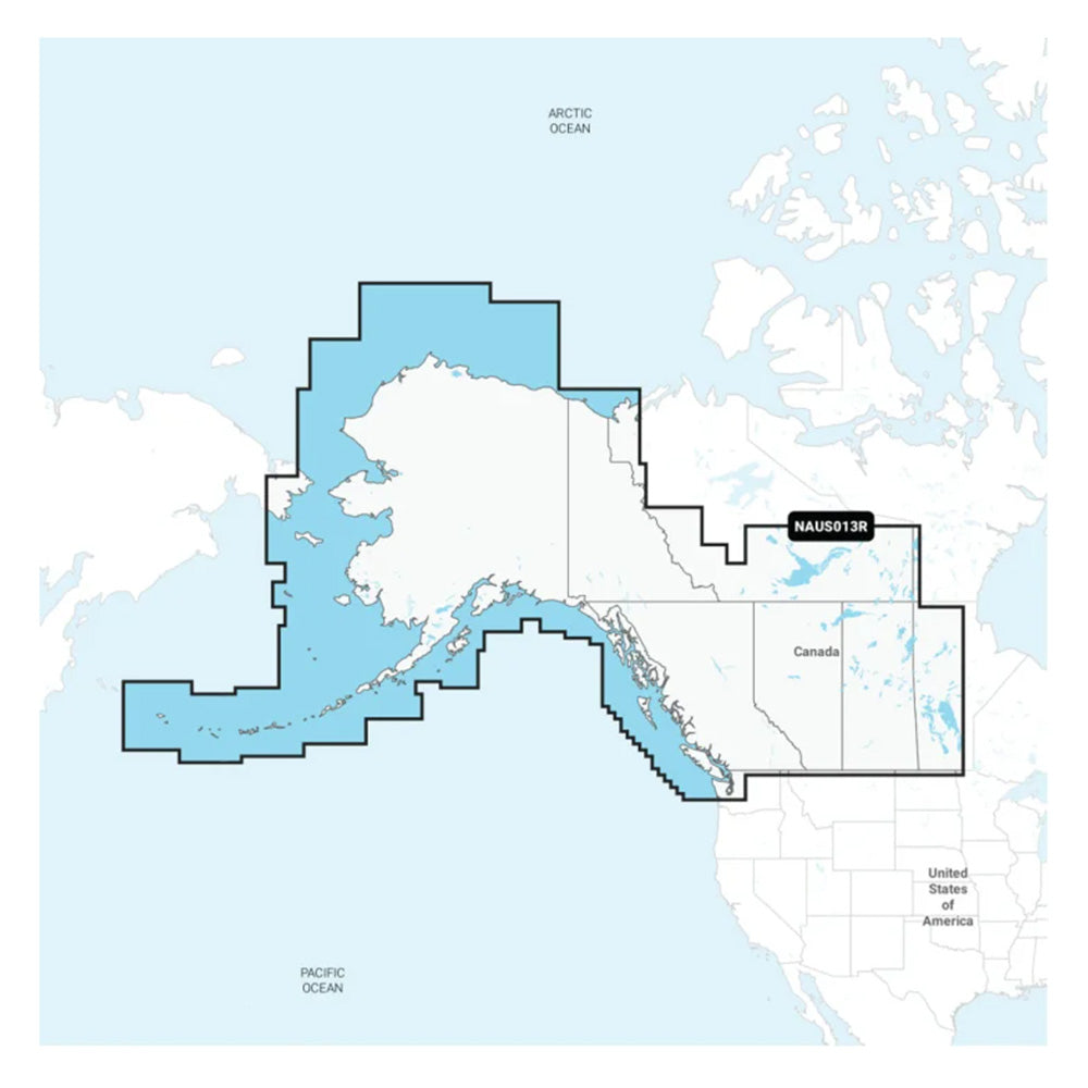 Navionics NAUS013R - Canada, West Alaska - Navionics+