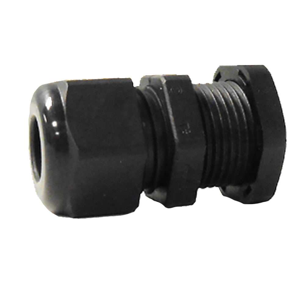 Trident Marine 3/8" Straight Thru-Fitting f/Use w/LPG Copper Tubing or Solenoid Wiring