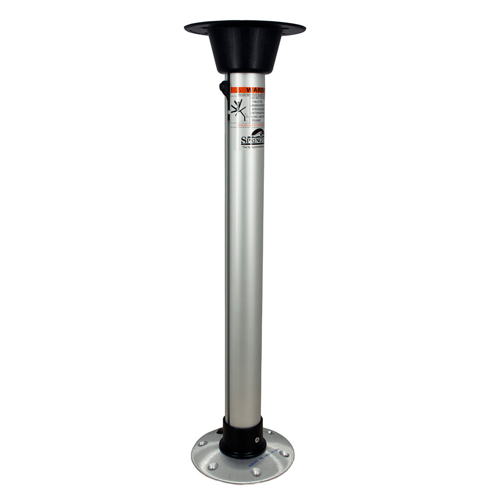 Springfield 2-3/8" Thread-Lock Uni-Lock Table Pedestal Package - 27"