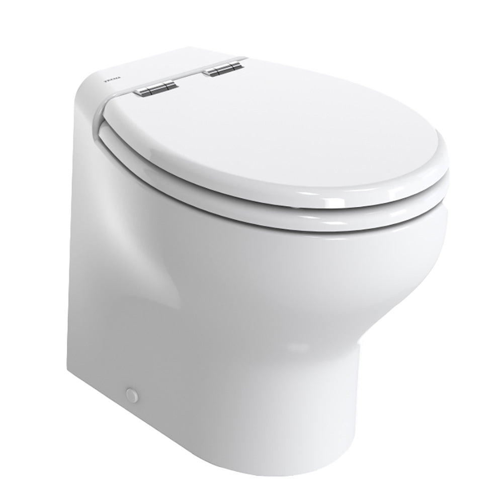 Thetford Silence Plus 2G w/Wood Polyester Soft Close Seat Standard Solenoid - High, White - 12V