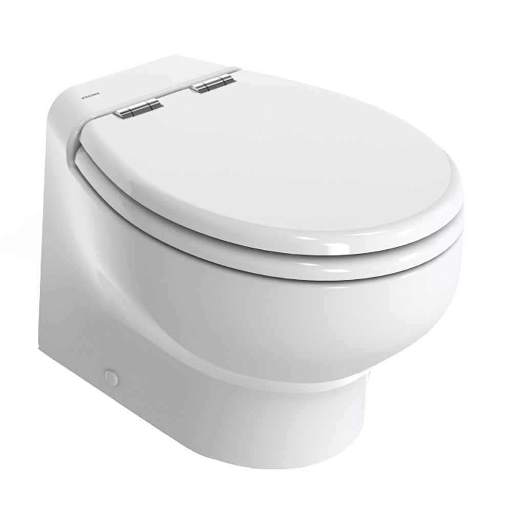 Thetford Silence Plus 2G w/Wood Polyester Soft Close Seat Standard Solenoid - Short, White - 24V