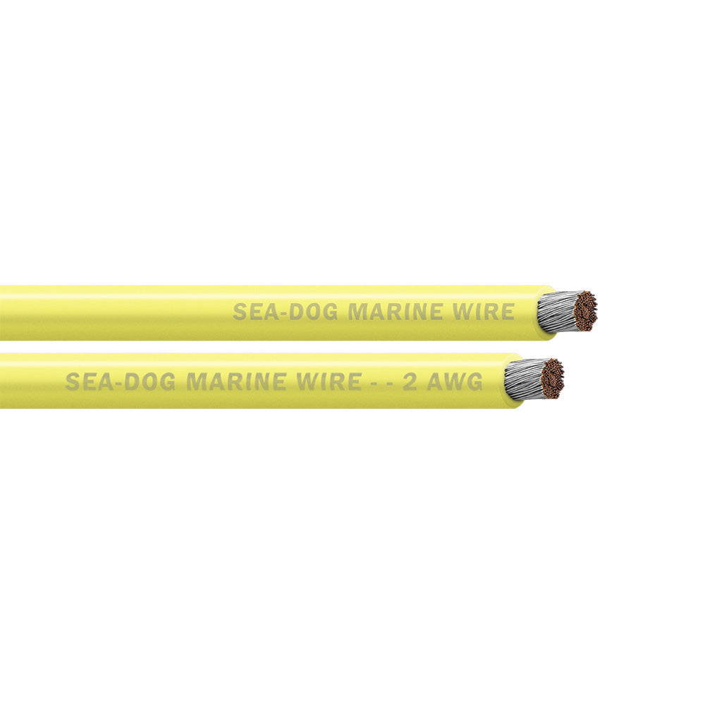 Sea-Dog 2 AWG Yellow Battery Cable - 400'