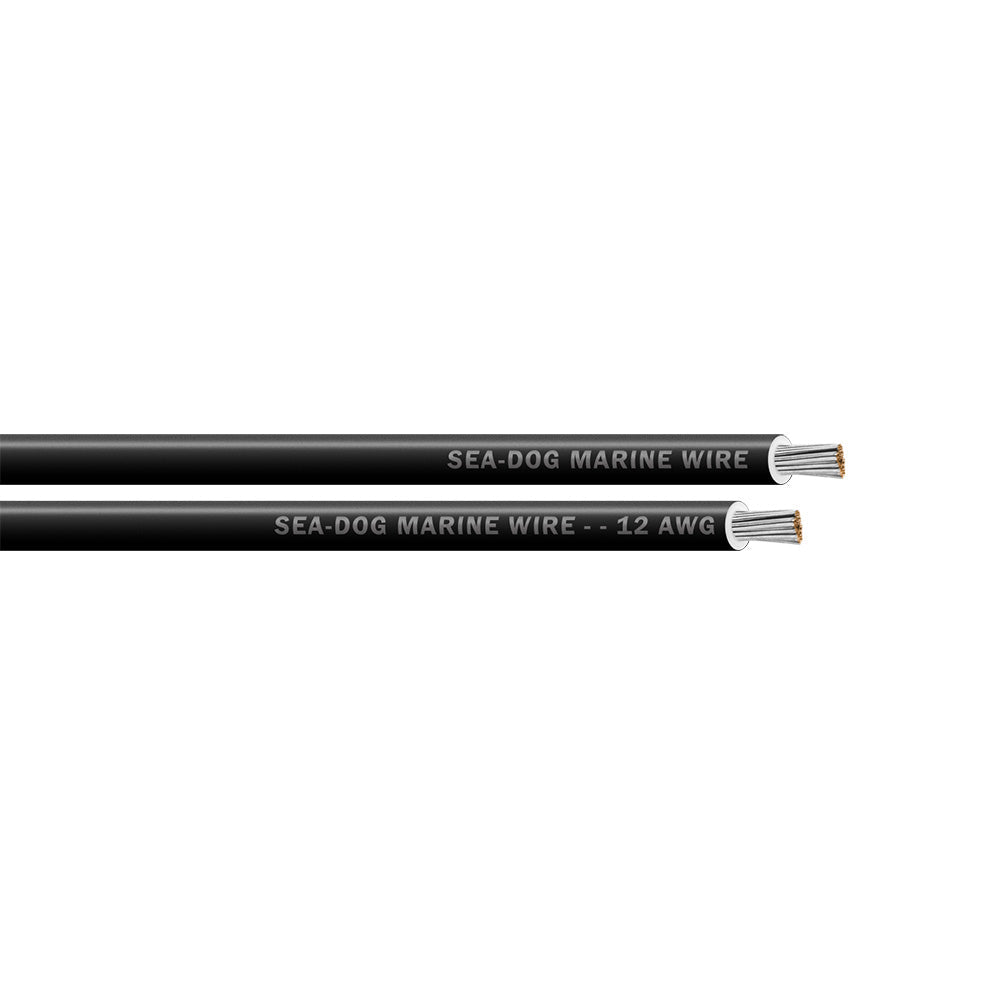 Sea-Dog 12 AWG Black Primary Wire - 250'
