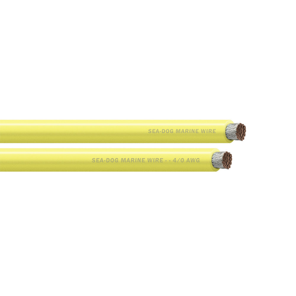 Sea-Dog 4/0 AWG Yellow Battery Cable - 25'