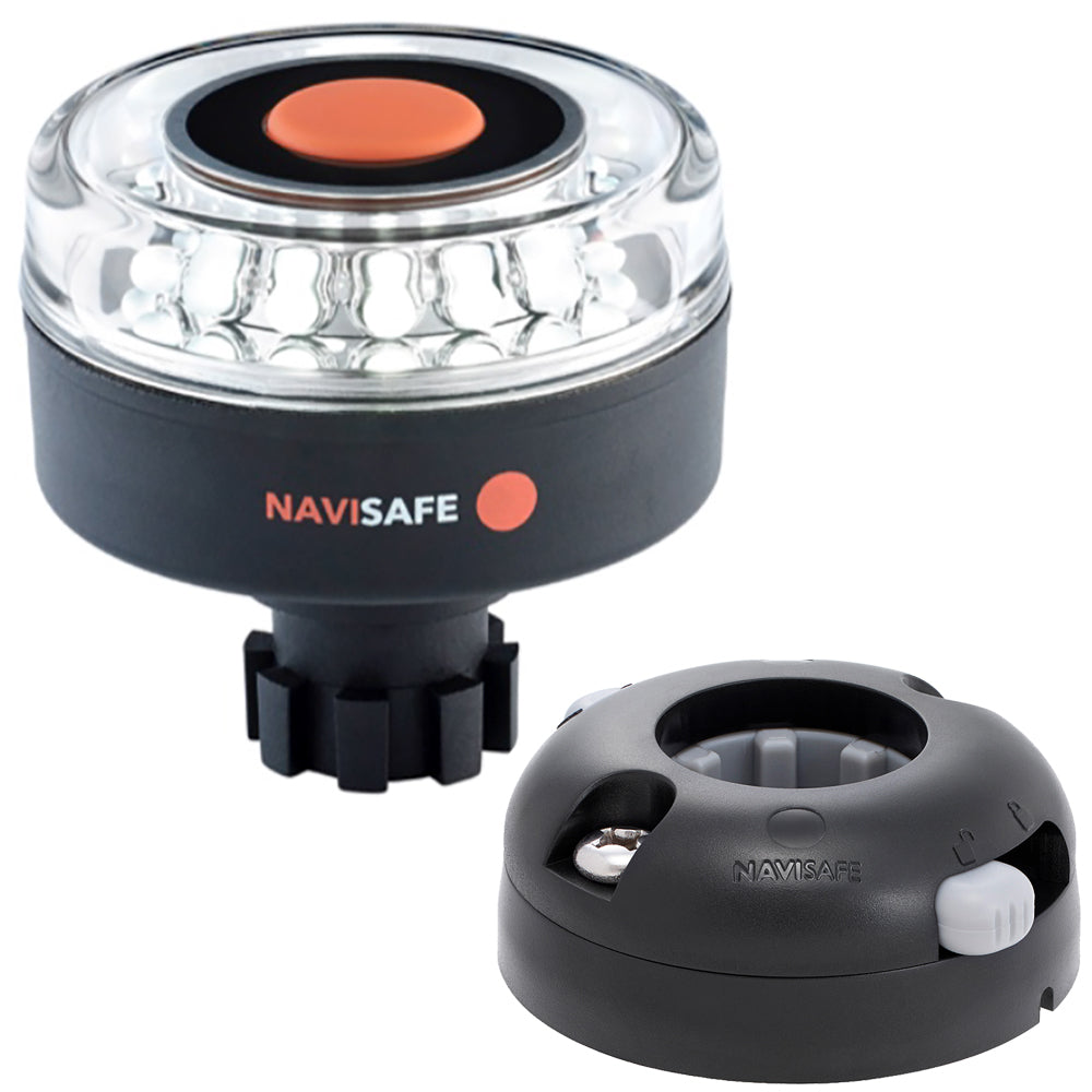 Navisafe Navilight 360 2NM w/Navibolt Base Horizontal Mount - Black