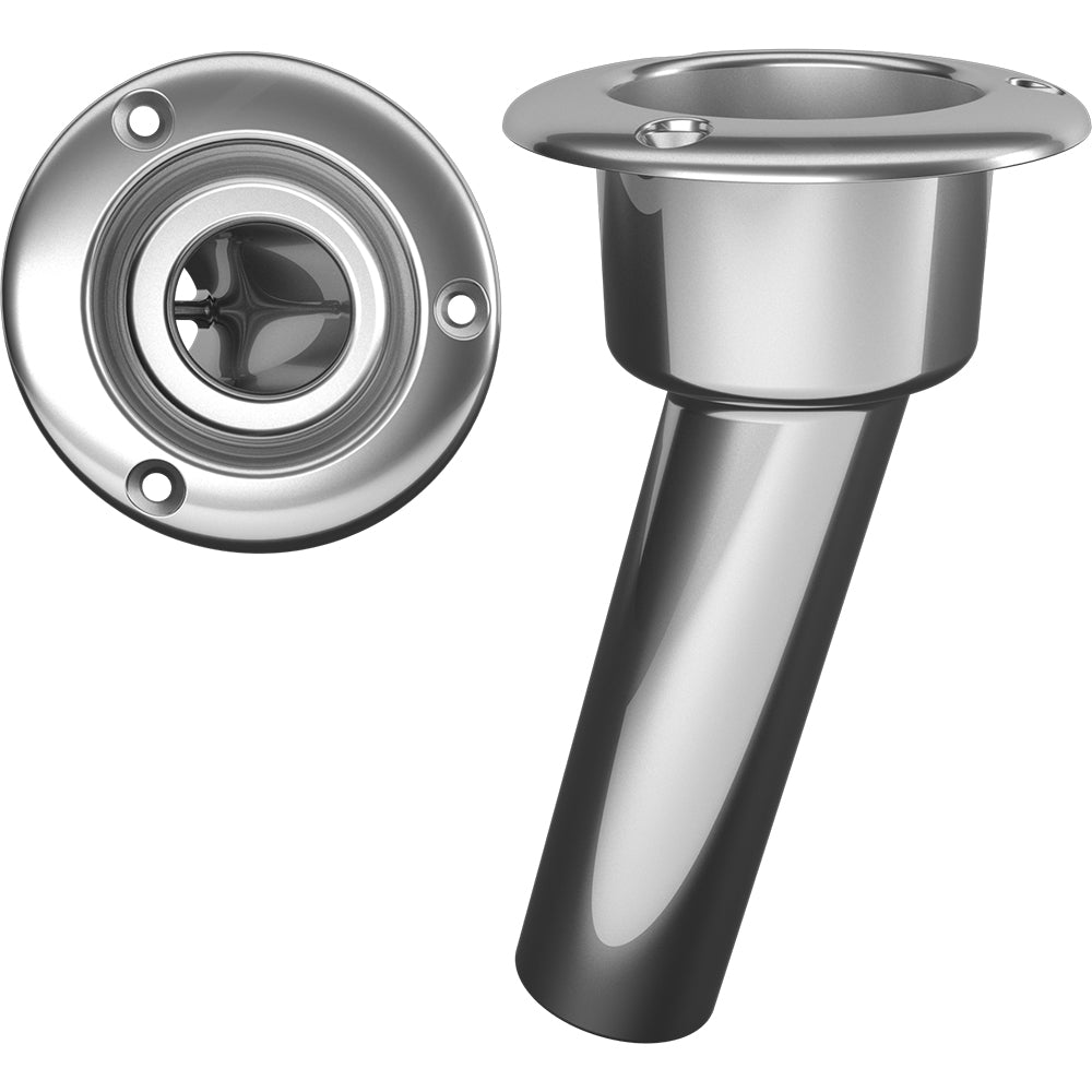 Mate Series Stainless Steel 15 Rod Cup Holder - Open - Round Top