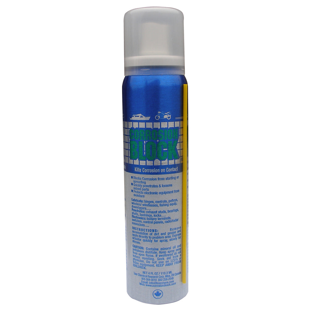 Corrosion Block Liquid Pump Spray - 4oz - Non-Hazmat, Non-Flammable Non-Toxic