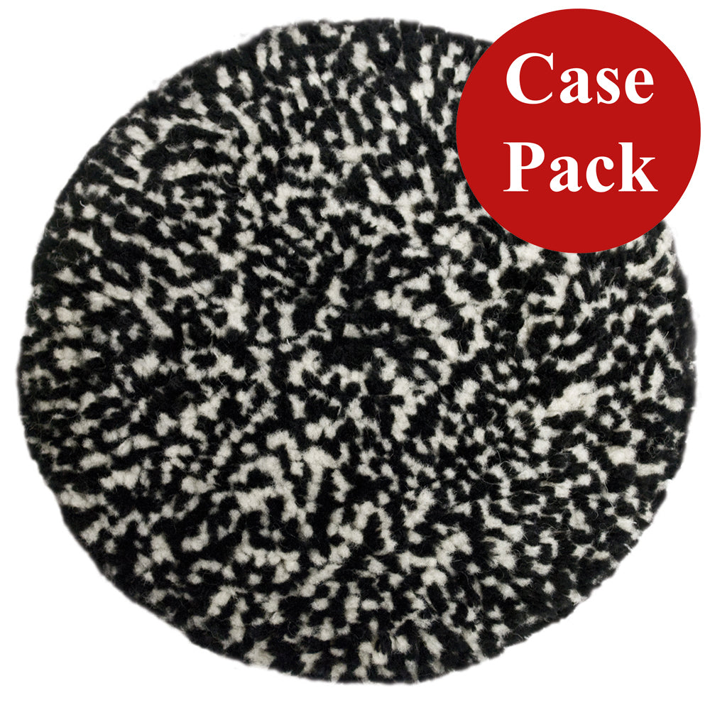 Presta Wool Compounding Pad - Black White Heavy Cut - *Case of 12*
