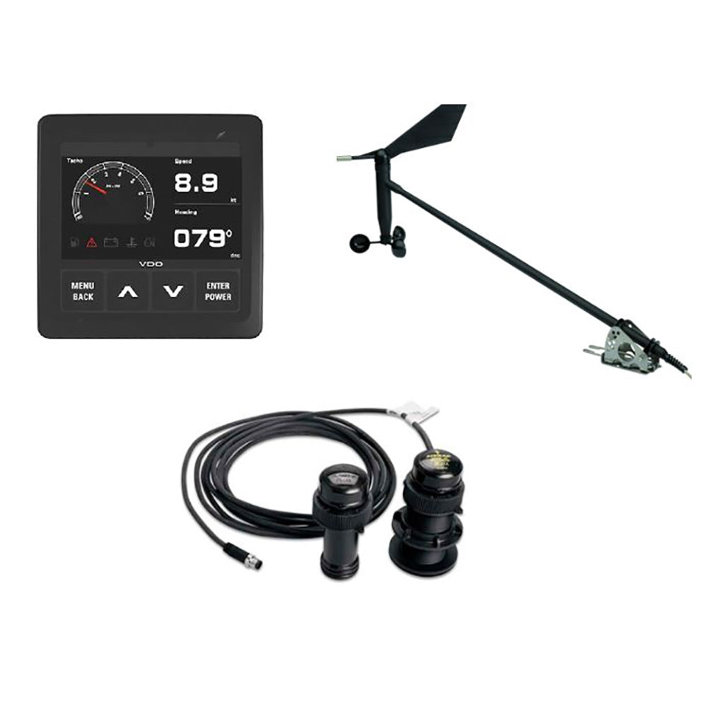 Veratron Navigation Kit f/Sail, Wind Sensor, Transducer, Display Cables