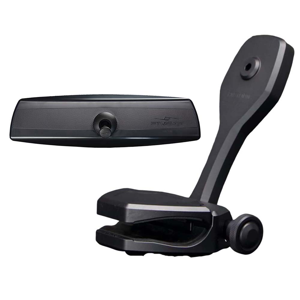 PTM Watersports Mirror/Bracket Kit w/VR-140 PRO Mirror ZXR-361 (Black)