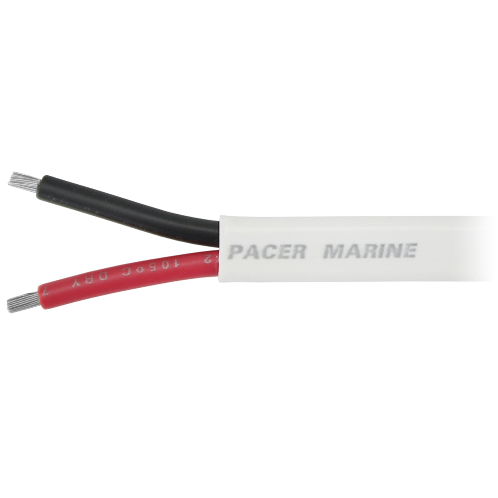 Pacer 14/2 AWG Duplex Wire - Flat Cable - Red/Black - Sold By The Foot