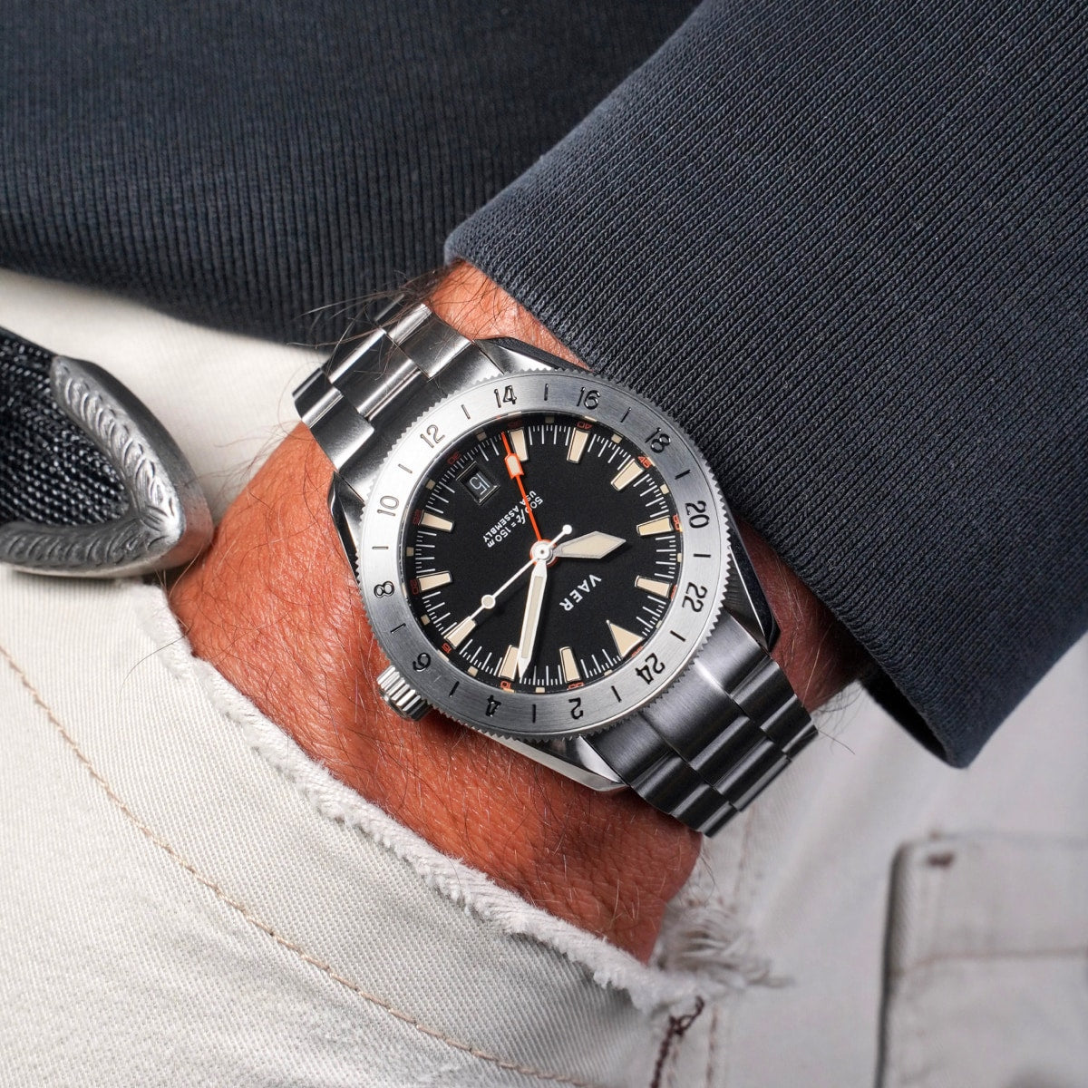 G2 Pacific Steel - 39mm USA GMT