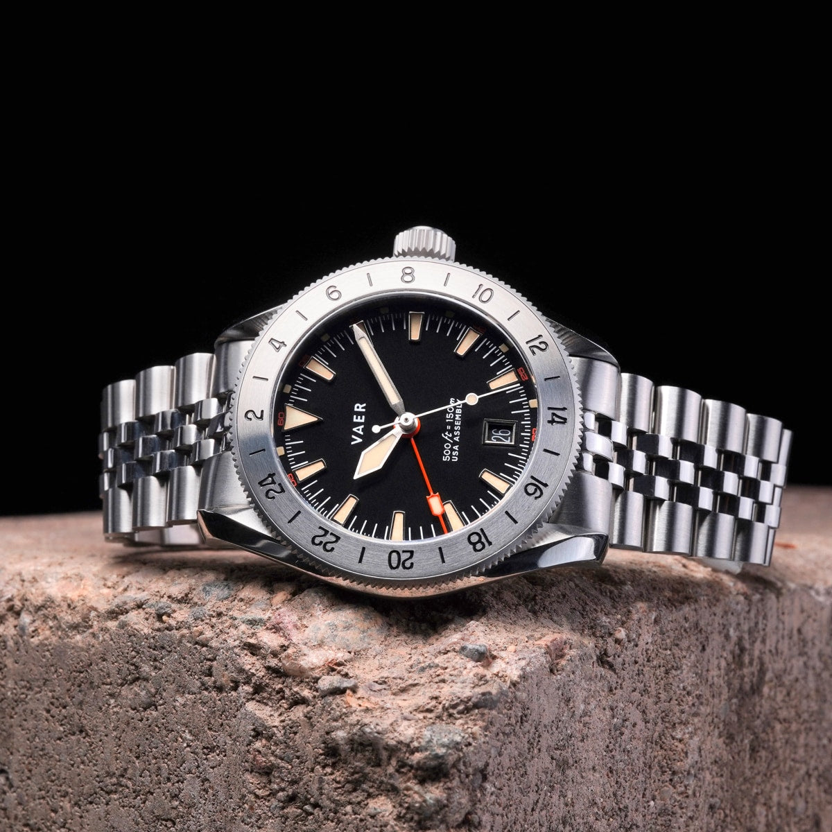 G2 Pacific Steel - 39mm USA GMT