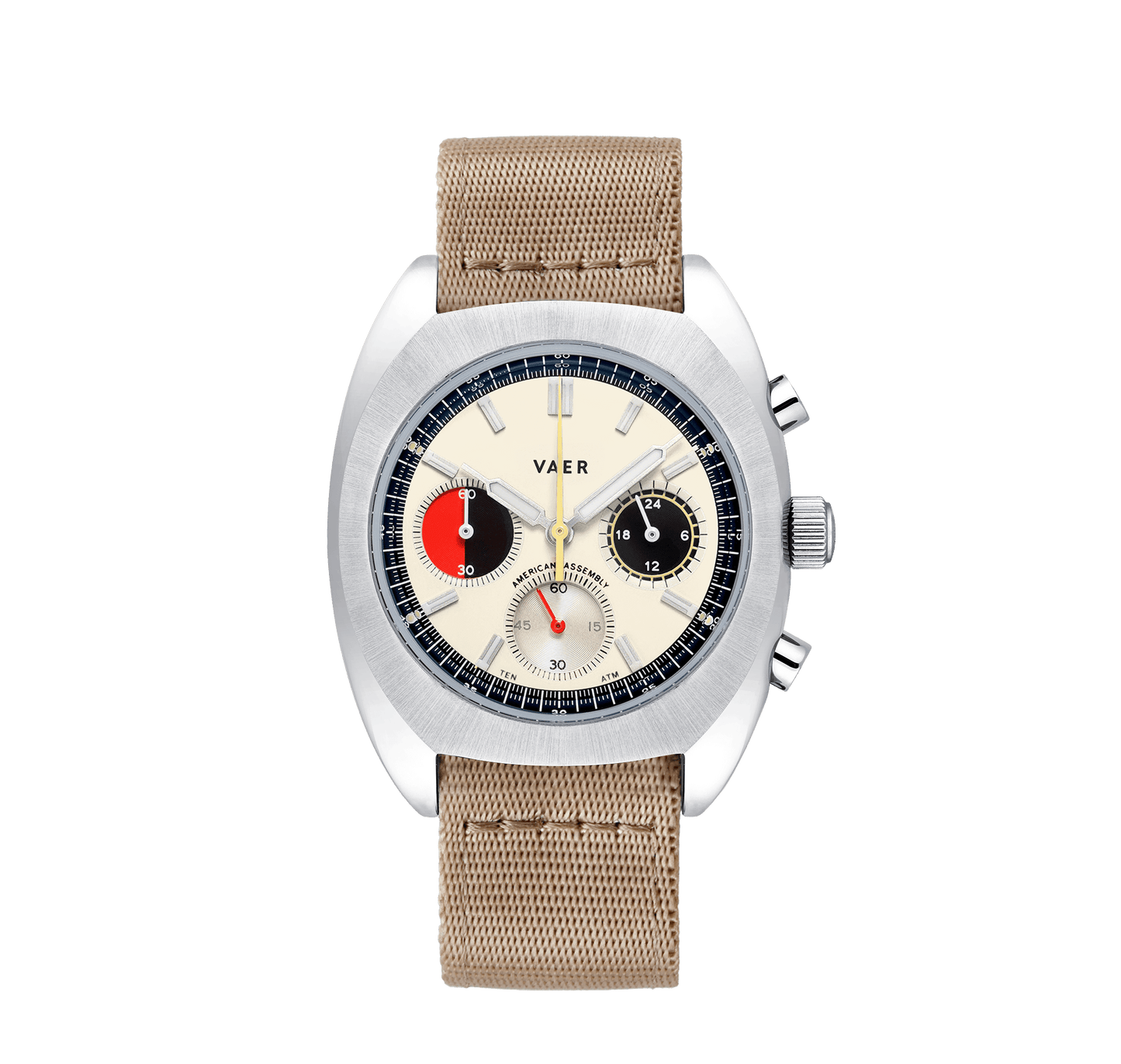 R1 USA Racing Chronograph - Cream 38mm