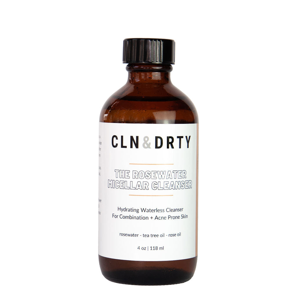 Rosewater Micellar Cleanser - for combination + acne prone skin