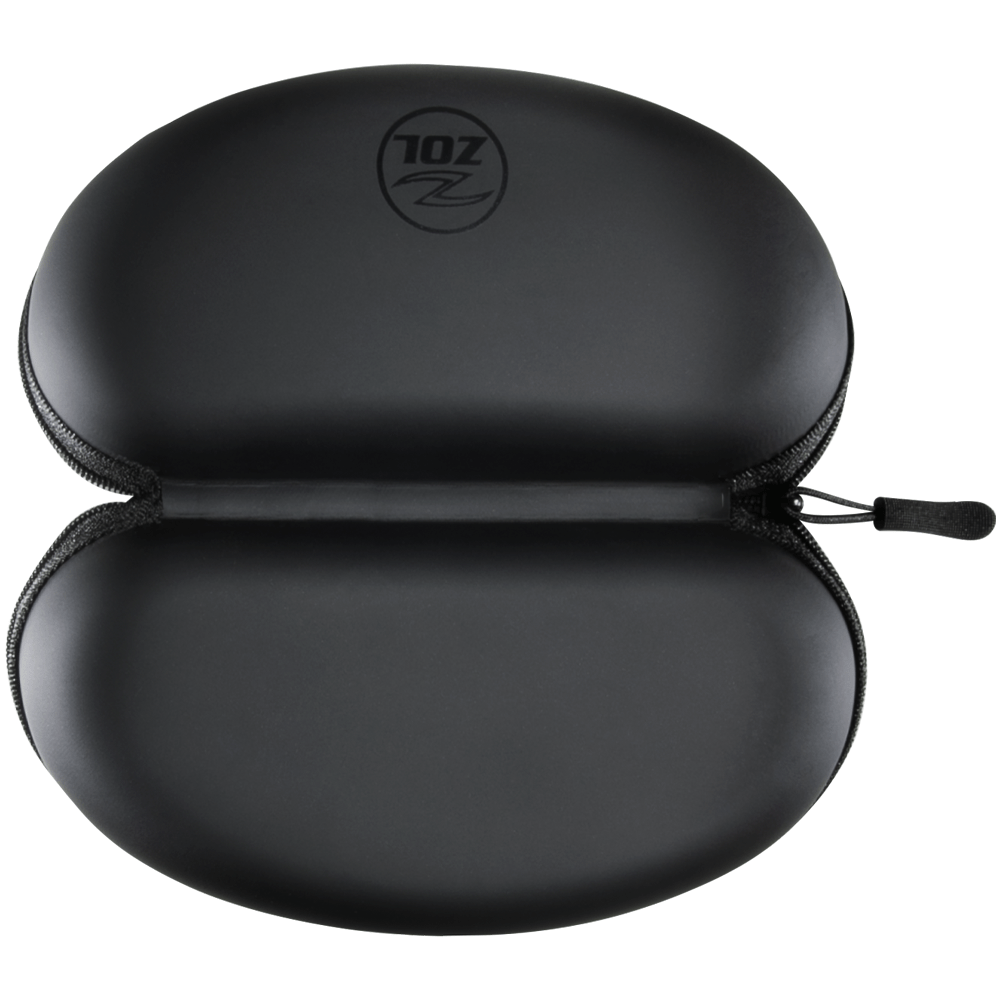 Zol Zipper Hard Shell Sunglasses Case and Eyeglasses Case