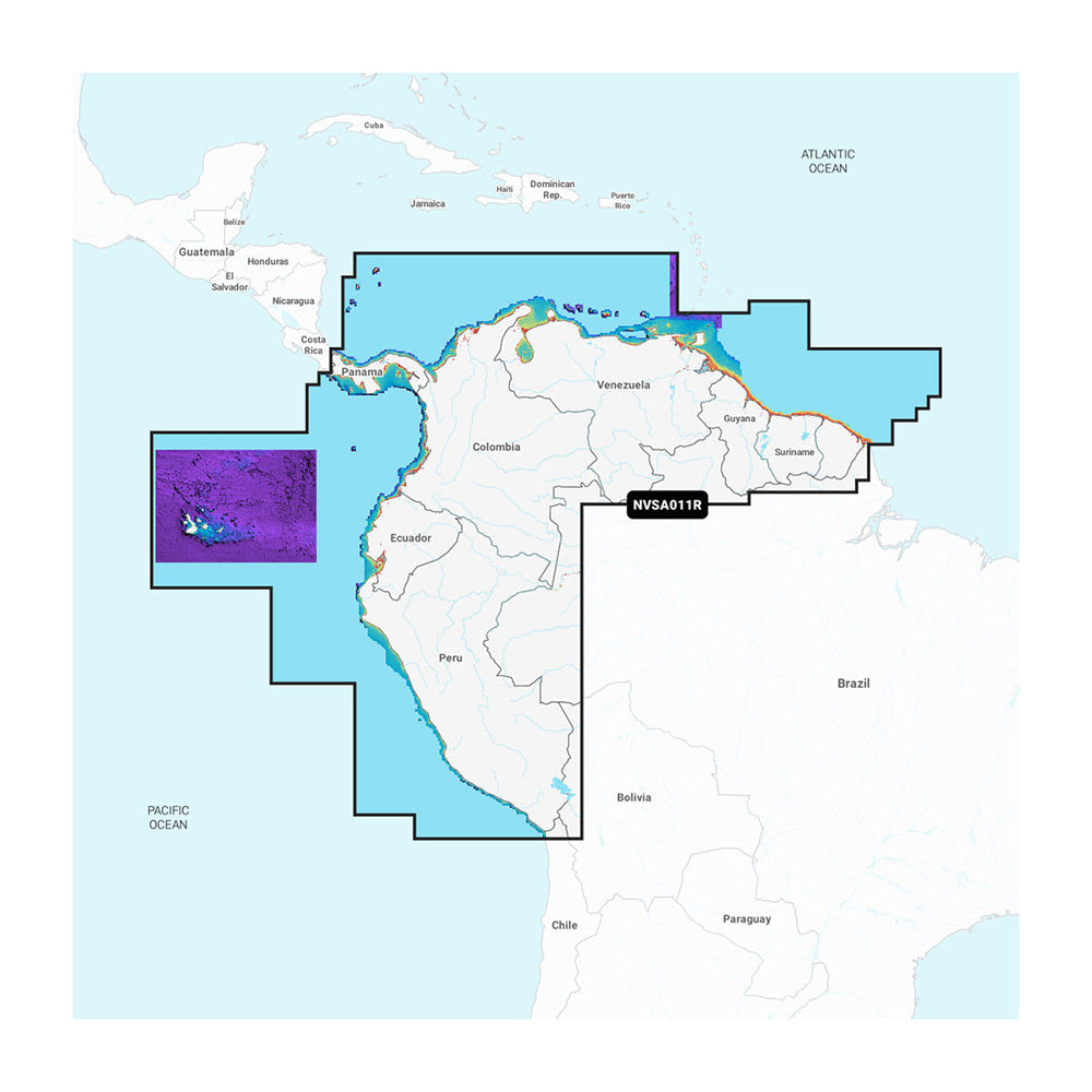 Garmin Navionics Vision+ NSSA011R South America (North)