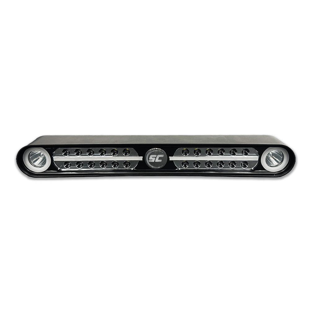 Shadow-Caster Eagle Ray LED Light Bar - Black Housing  Dual Optics
