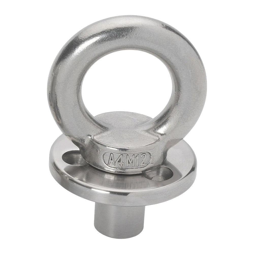 Barton Deck Plate w/Fixing  Eye w/Blanking Plug - M12 Eye