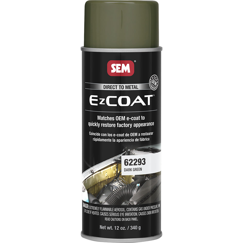SEM Ez Coat - 16oz Aerosol Can - Dark Green