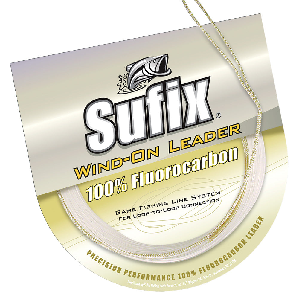 Sufix Wind-On 100% Clear Fluorocarbon Leader - 30lb - 11 yds