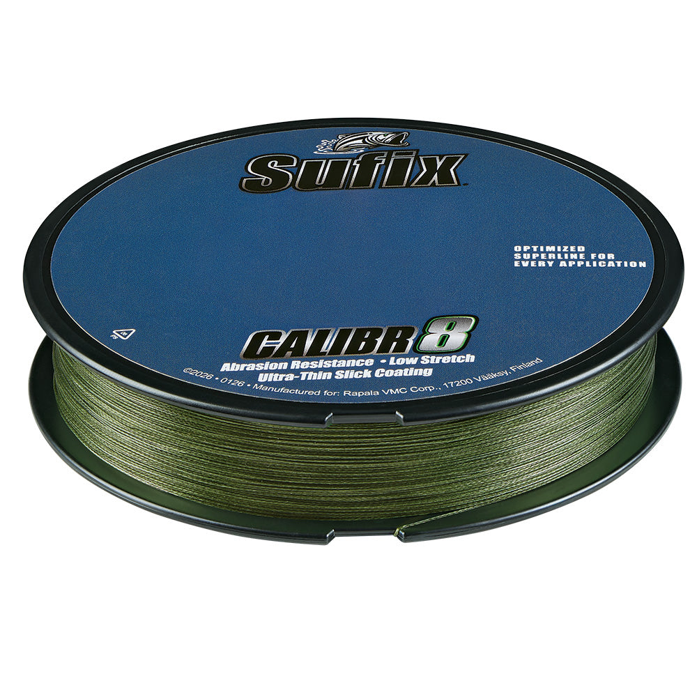 Sufix Calibr8 Braid 150yds 8lb - Low Vis Green