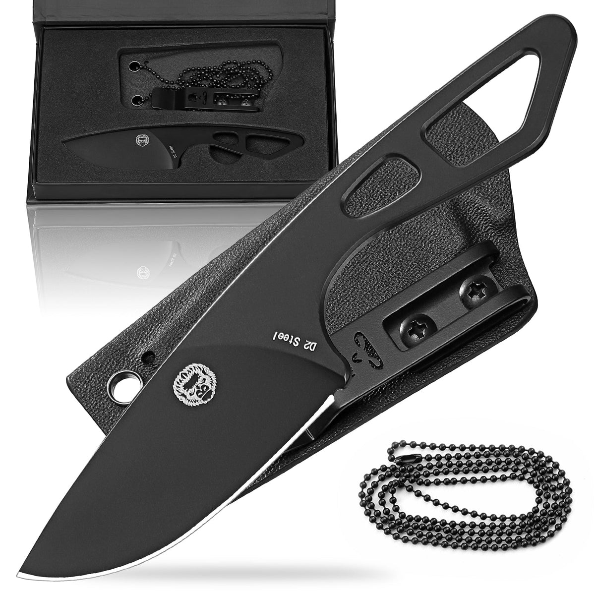 "THE SNAKEBITE" SURVIVAL NECK KNIFE