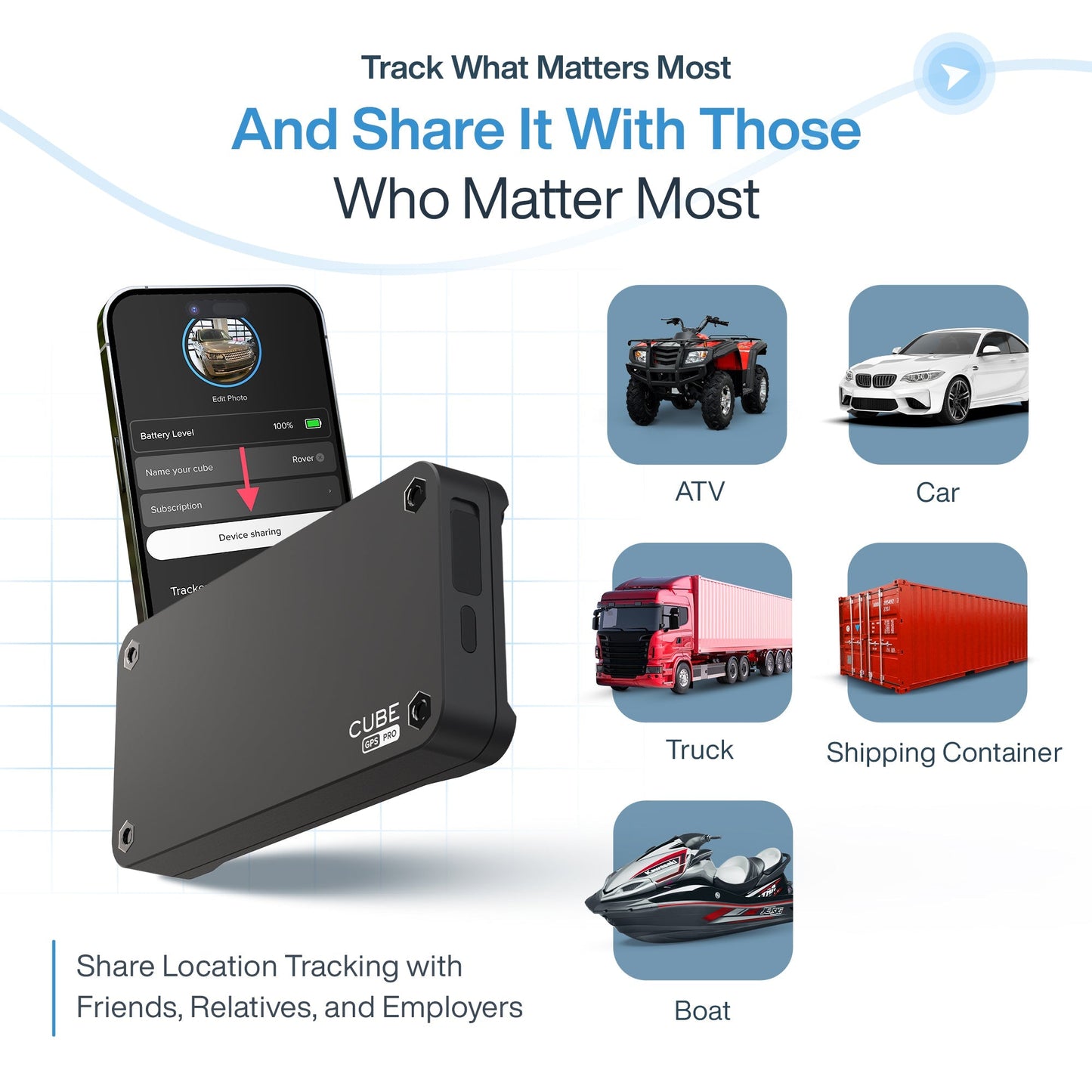 Cube GPS Magnetic Tracker| 4G LTE | Cube Tracker