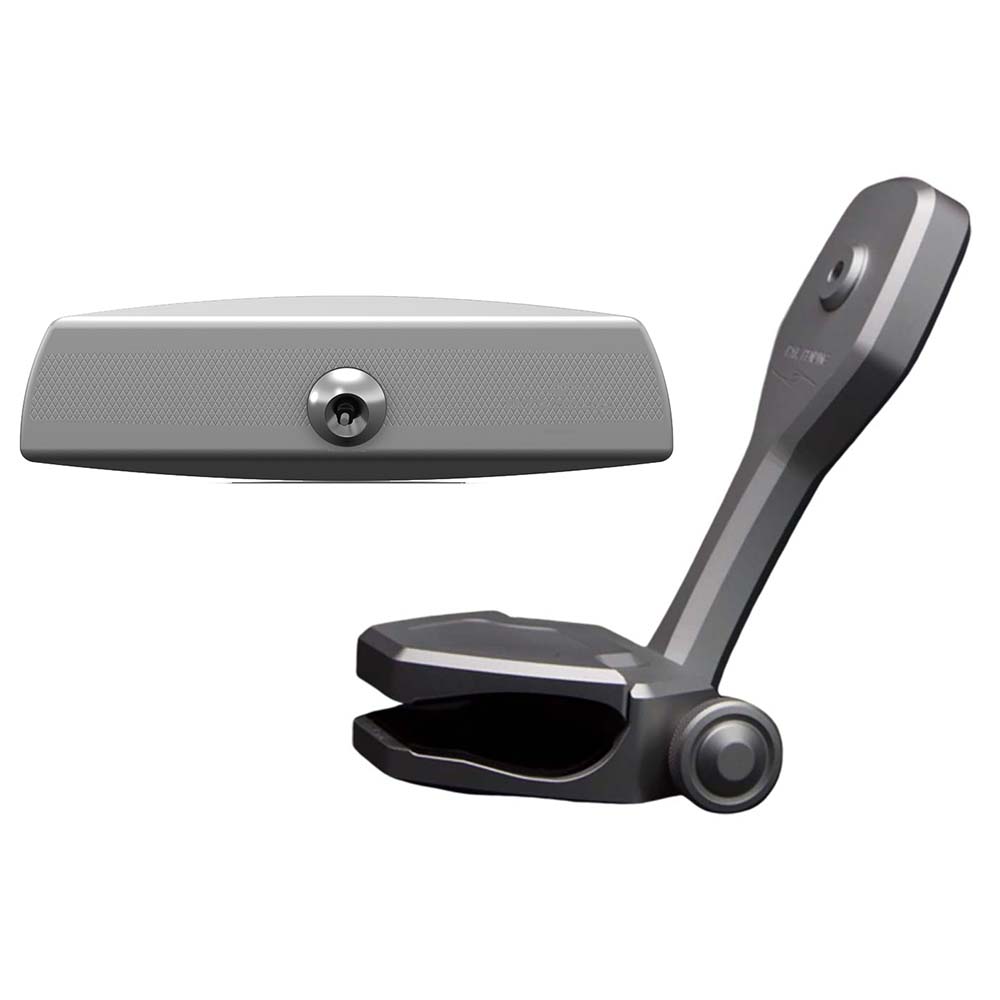 PTM Watersports Mirror/Bracket Kit w/VR-140 Elite Mirror  ZXR-361 (Titanium Grey)