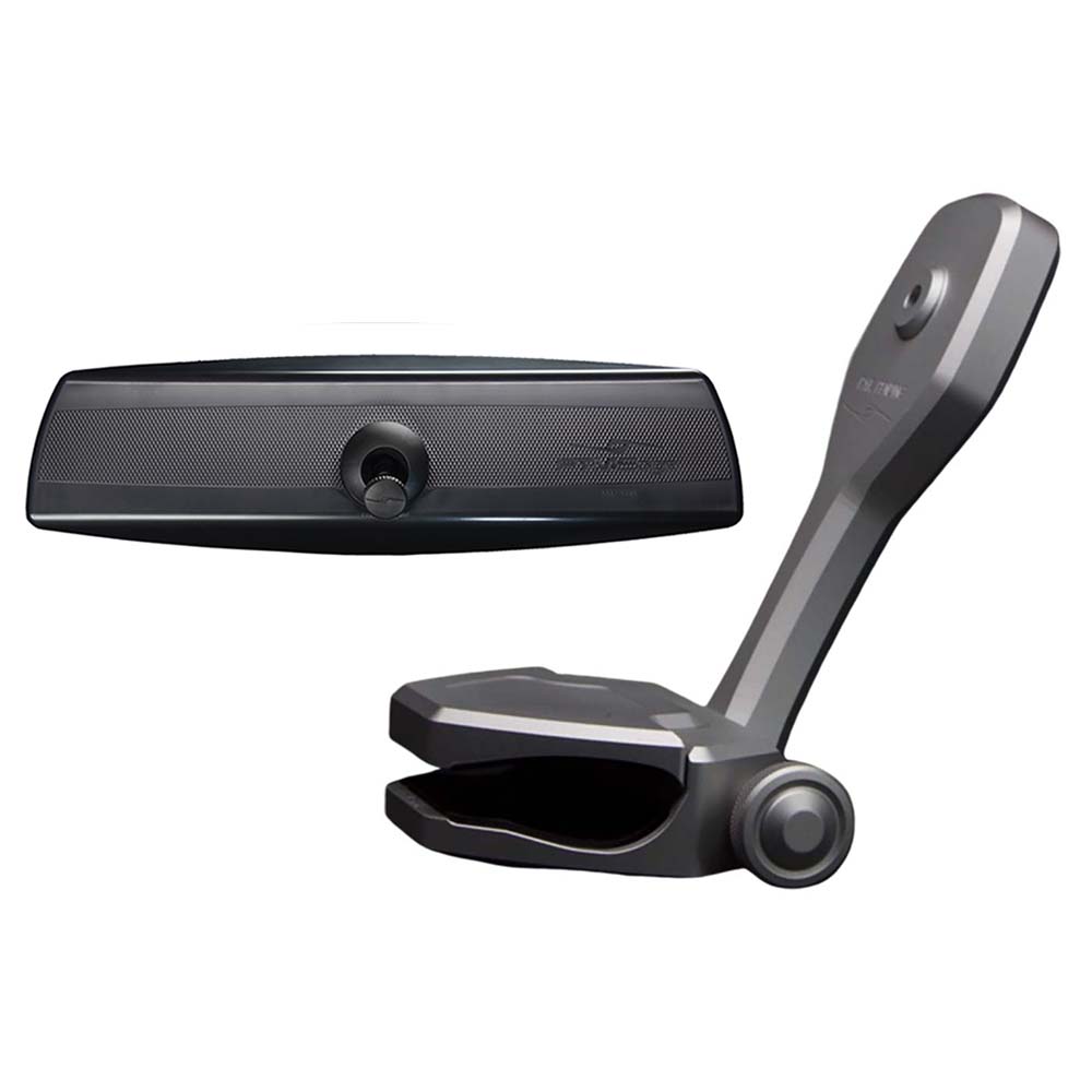PTM Watersports Mirror/Bracket Kit w/VR-140 PRO Mirror  ZXR-361 (Titanium Grey)