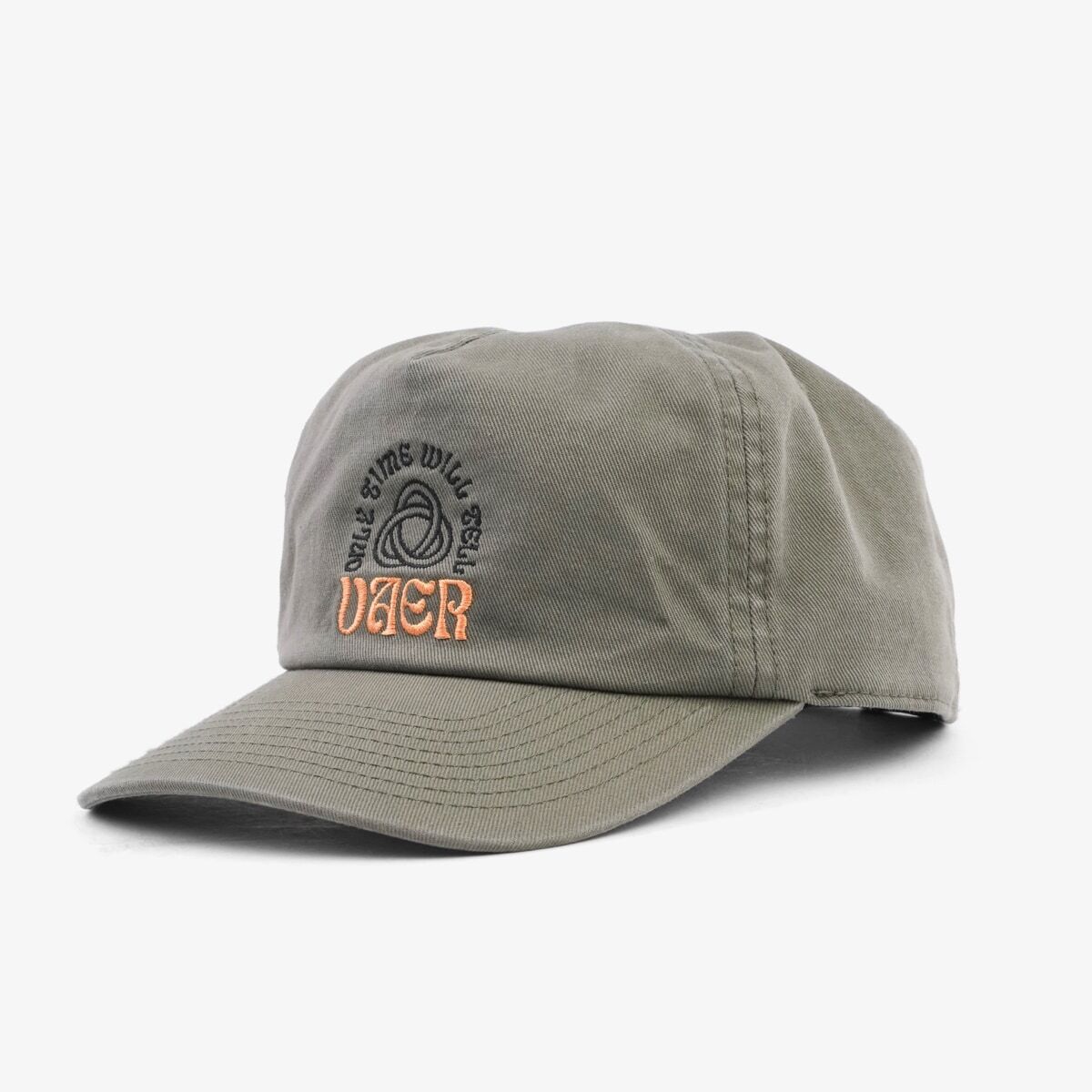 Vaer Snapback Hat - Only Time Will Tell - Olive
