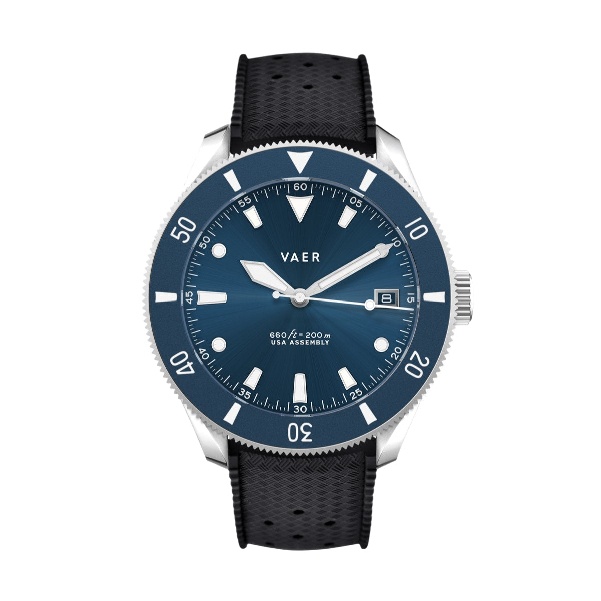 D4 Meridian Navy Matte Solar - 42mm USA