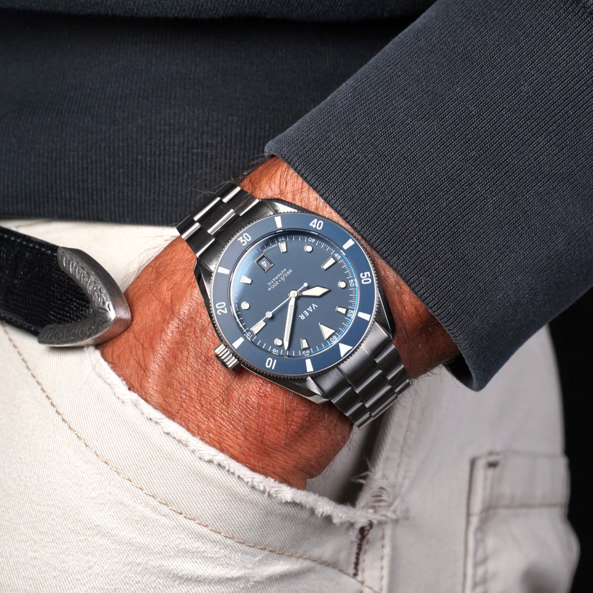 D5 Meridian Navy Auto - 39mm USA