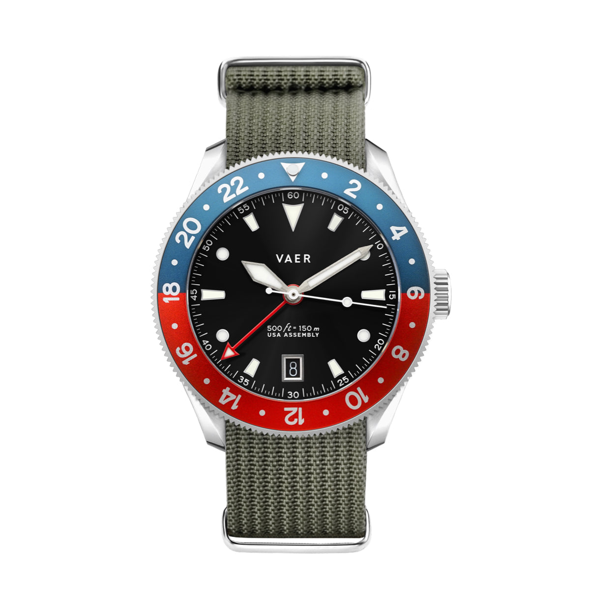G2 Meridian Navy/Red GMT - 39mm USA