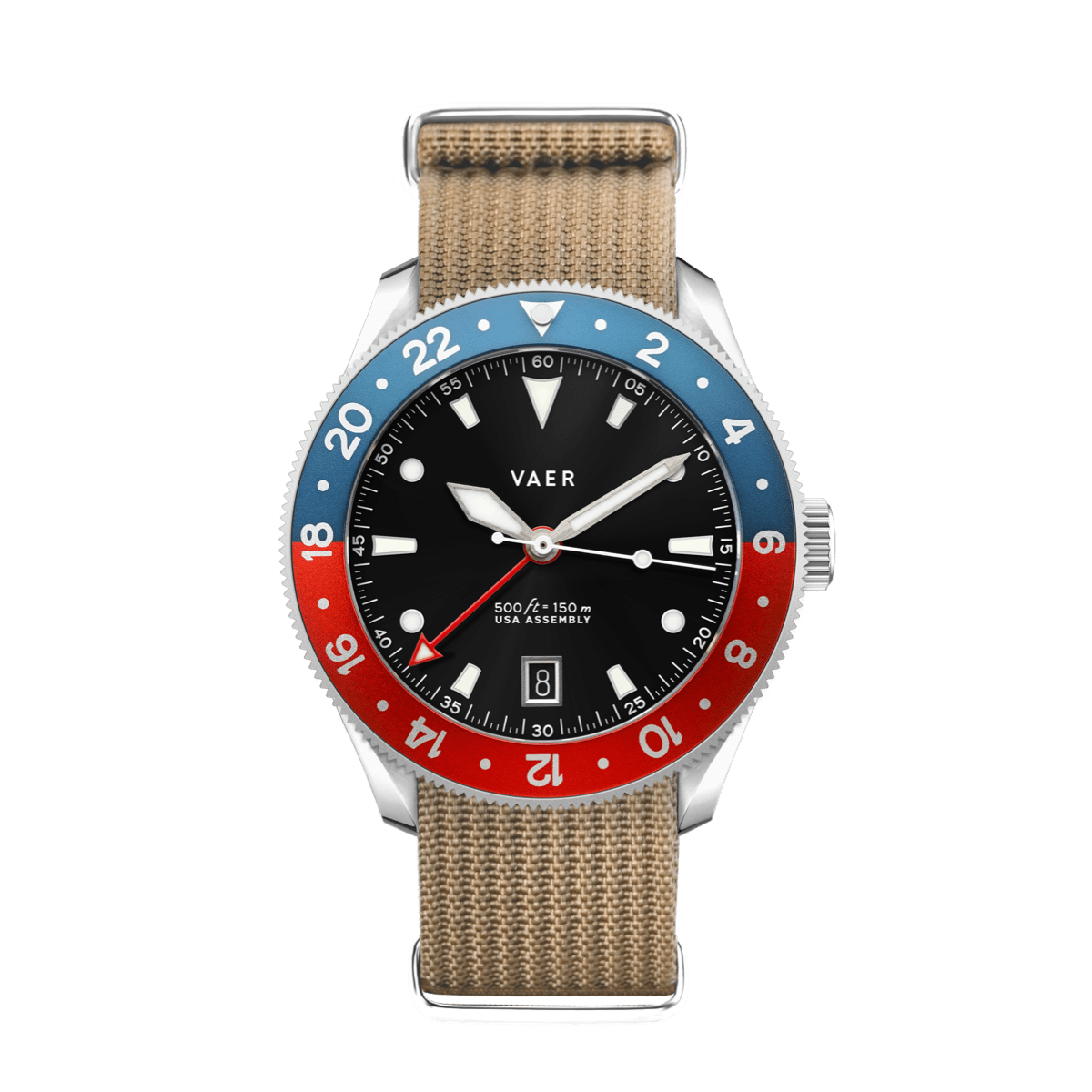 G2 Meridian Navy/Red GMT - 39mm USA
