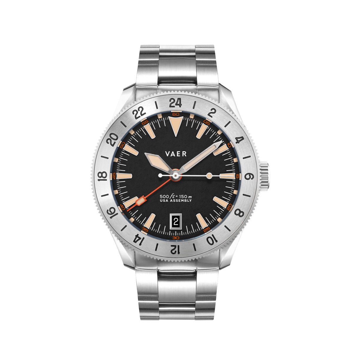 G2 Pacific Steel - 39mm USA GMT