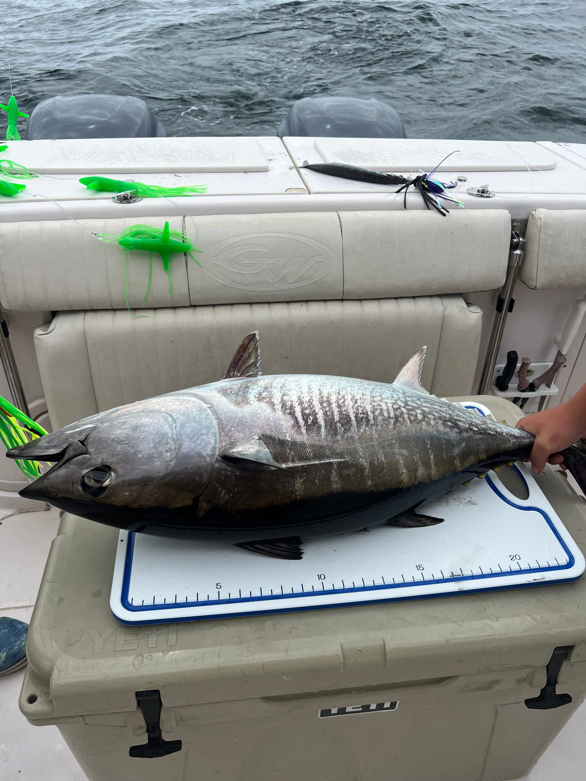 Made in the USA | Premium Bucket or Cooler Fishing Bait Fillet Cutting Board