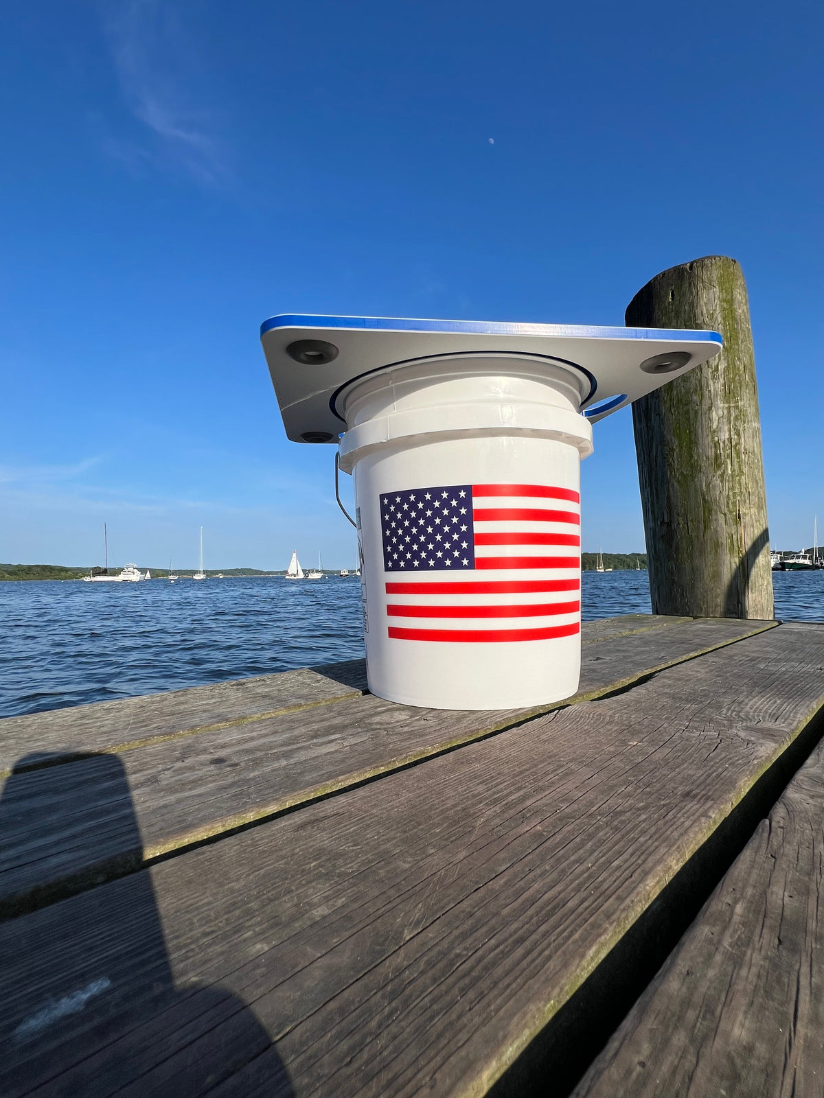 Made in the USA | Premium Bucket or Cooler Fishing Bait Fillet Cutting Board