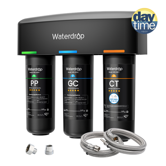 3-stage Under Counter Direct Connect Filtration System Waterdrop TSA