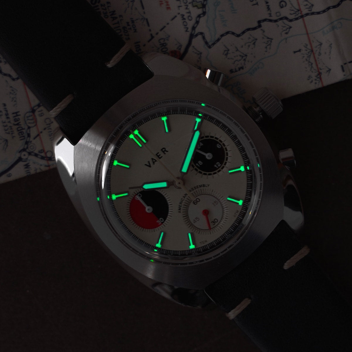 R1 Racing Chronograph Cream - 42mm USA