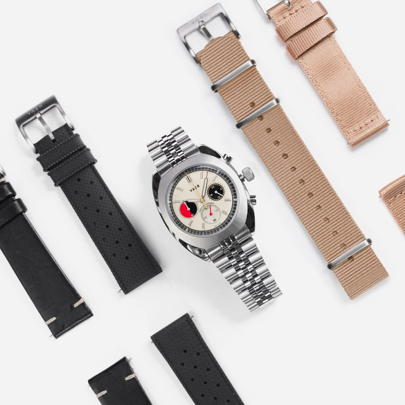 R1 Racing Chronograph Cream - 42mm USA