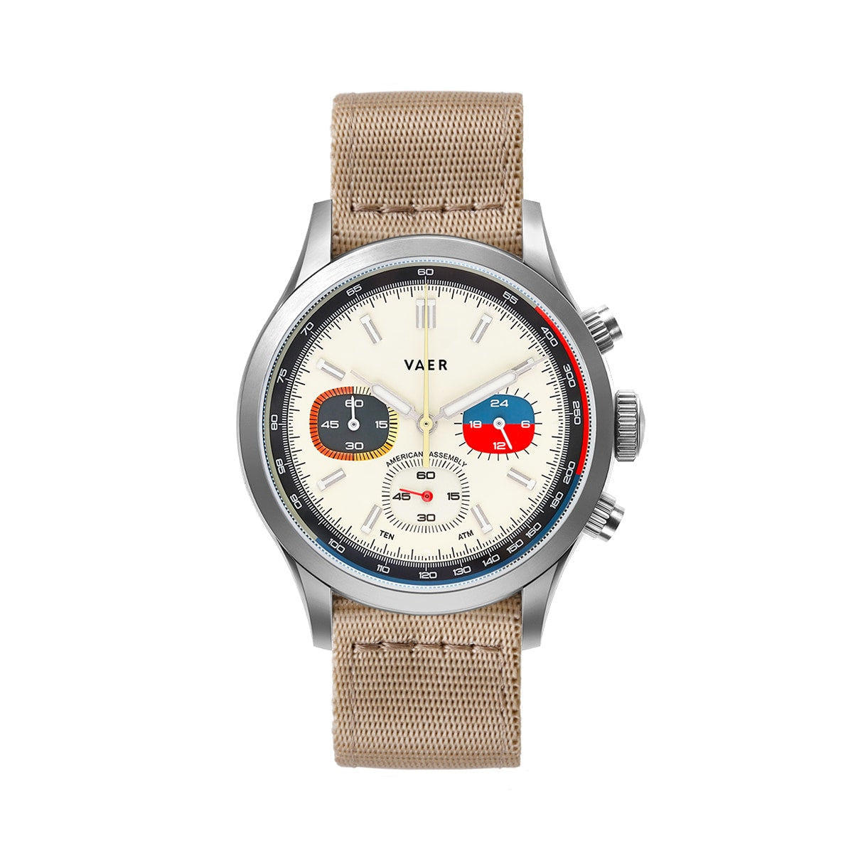 R1 USA Rally Chronograph - Cream 40mm