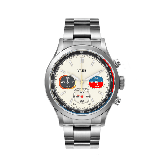 R1 USA Rally Chronograph - Cream 40mm