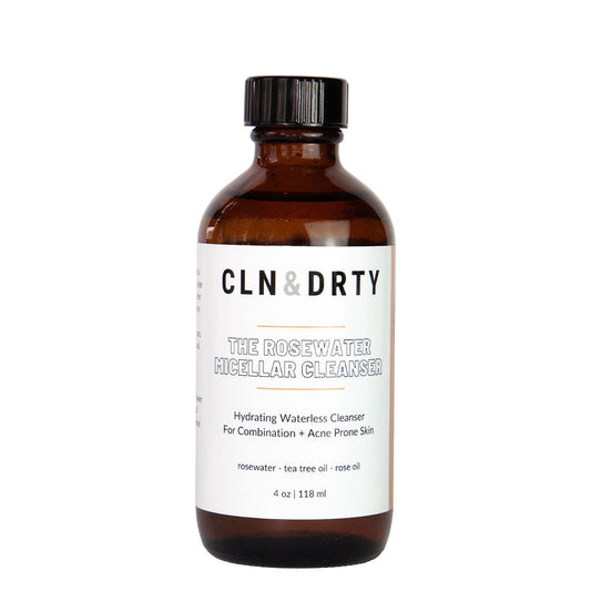 Rosewater Micellar Cleanser - for combination + acne prone skin