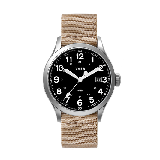 S5 Calendar Field Black - 40mm Quartz
