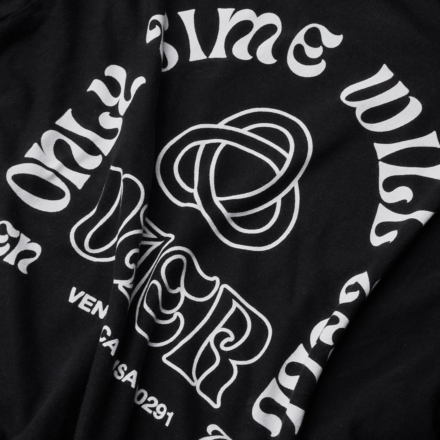 Vaer Only Time Will Tell T-Shirt - Black