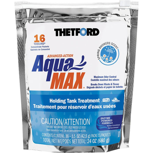 Thetford AquaMax Holding Tank Treatment - 16 Toss-Ins - Spring Shower Scent